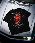 Unbreakable Spirit Heart Graphic T-Shirt – Black