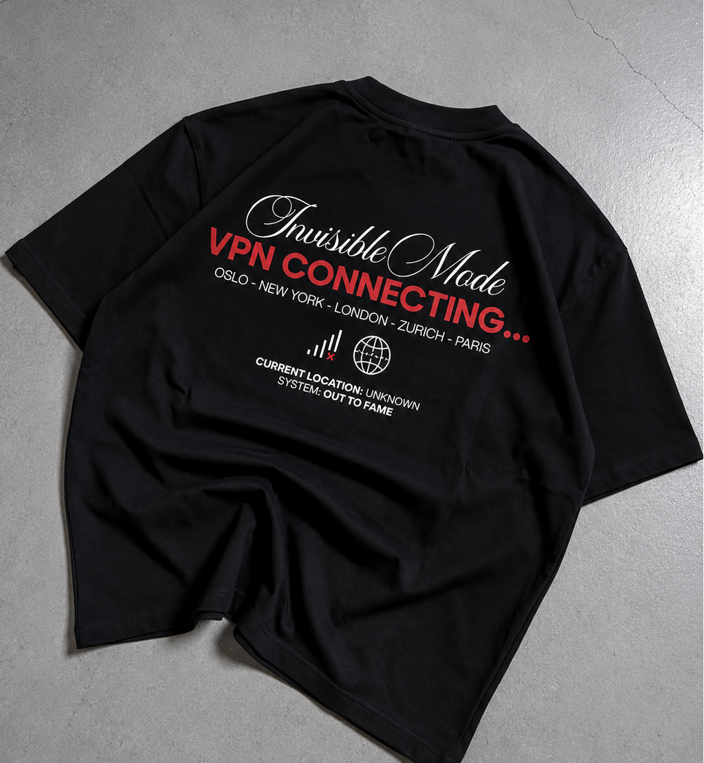 Mystery Club Graphic T-Shirt – Black