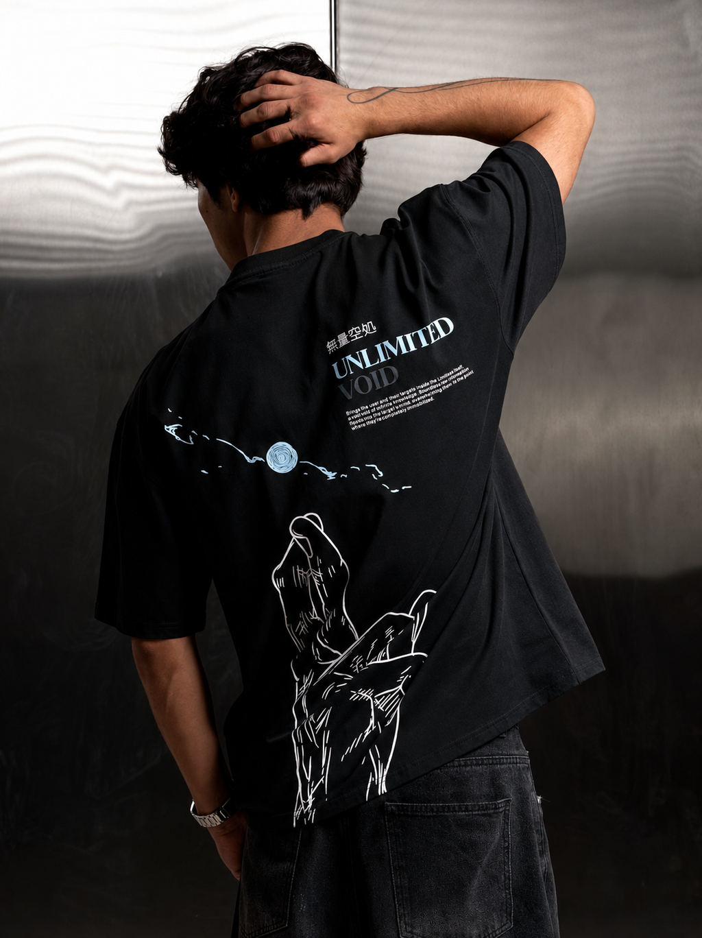 Unlimited Void Graphic T-Shirt – Black