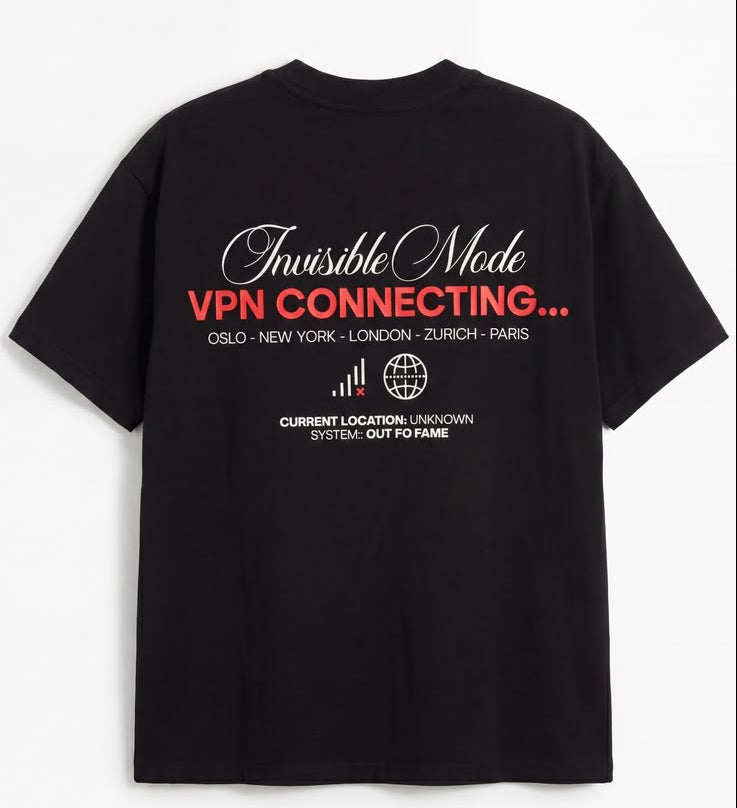 Mystery Club Graphic T-Shirt – Black
