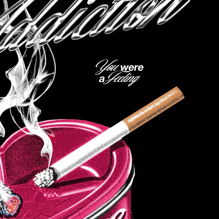 Romantic Addiction Graphic T-Shirt – Black