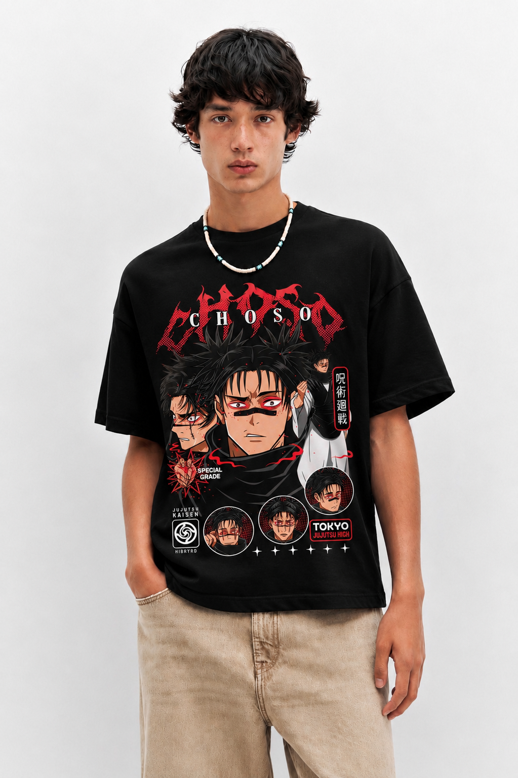 Jujutsu Kaisen Choso Special Grade Graphic T-Shirt – Black