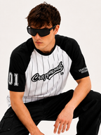 Crazymonk Originals Jersey T-Shirt – White & Black