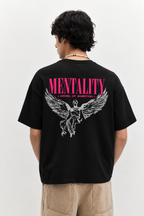 Mentality Angel of Ambition Graphic T-Shirt – Black