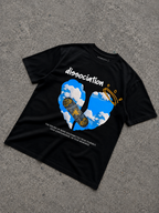 Dissociation Broken Heart Graphic T-Shirt – Black