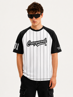 Crazymonk Originals Jersey T-Shirt – White & Black