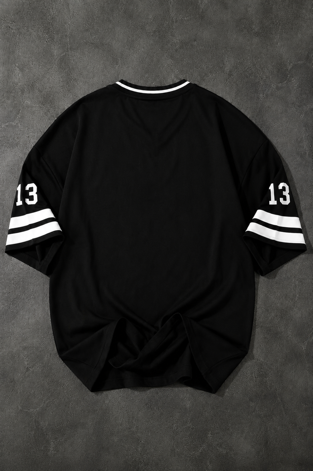 Chicago 23 Never Look Back Jersey T-Shirt – Black & White