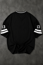 Chicago 23 Never Look Back Jersey T-Shirt – Black & White