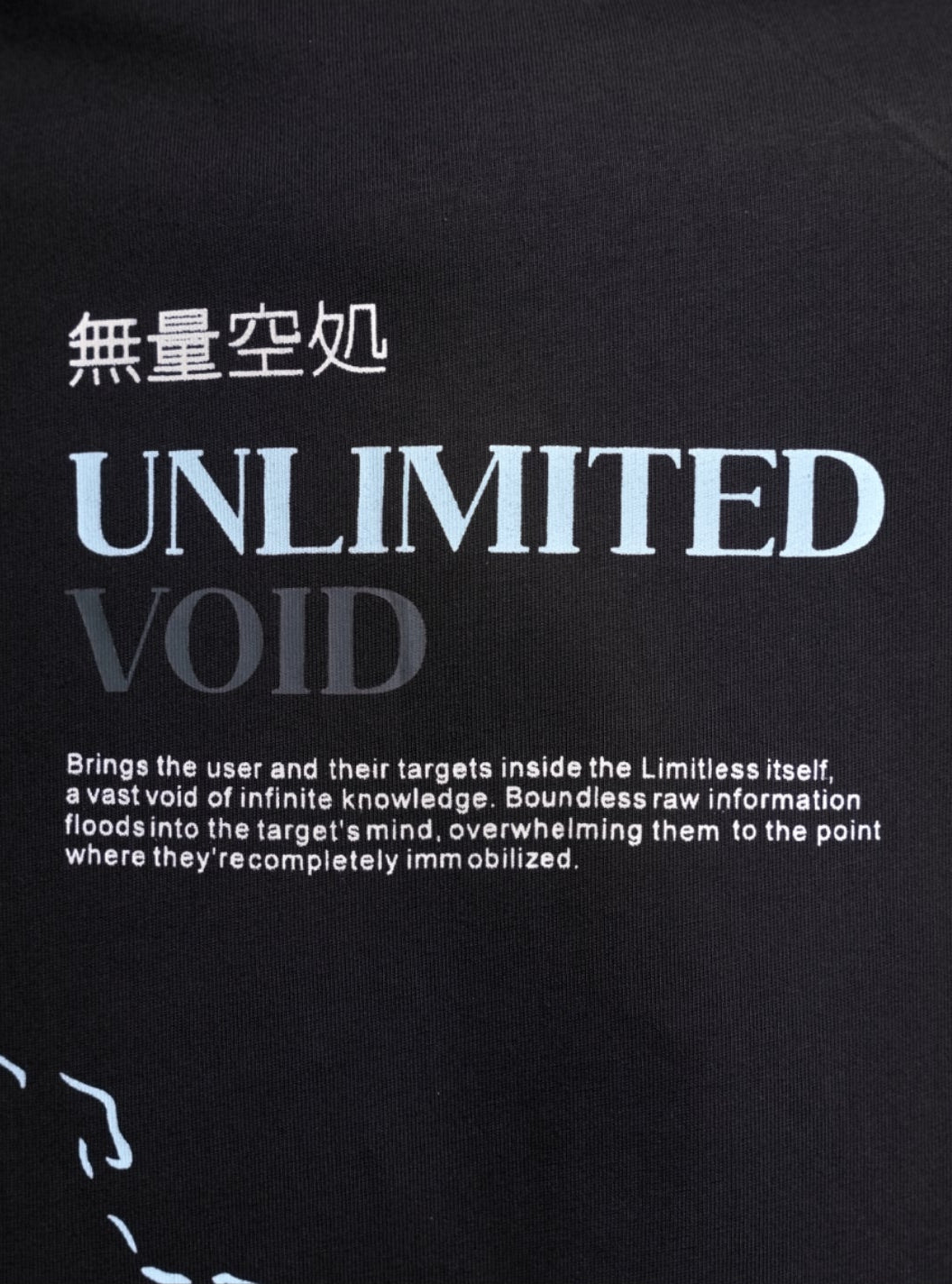 Unlimited Void Graphic T-Shirt – Black